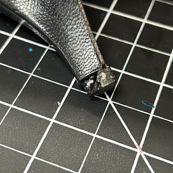 Vintage Jasmin Pumps Blue/White Striped Design 7 1/2B - Picture 8 of 8